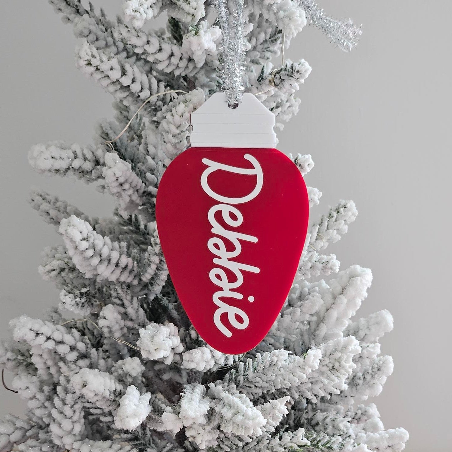 Red Christmas Light - Ornament