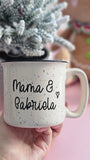 Personalized Speckled Ceramic Mug