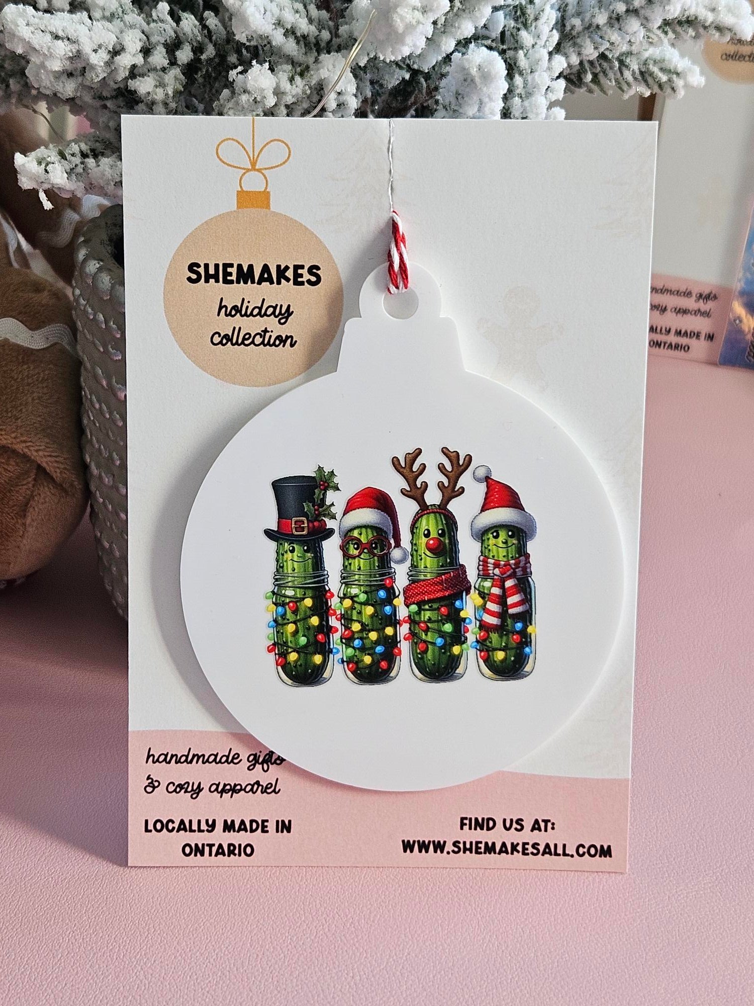 Happy Pickles - Ornament