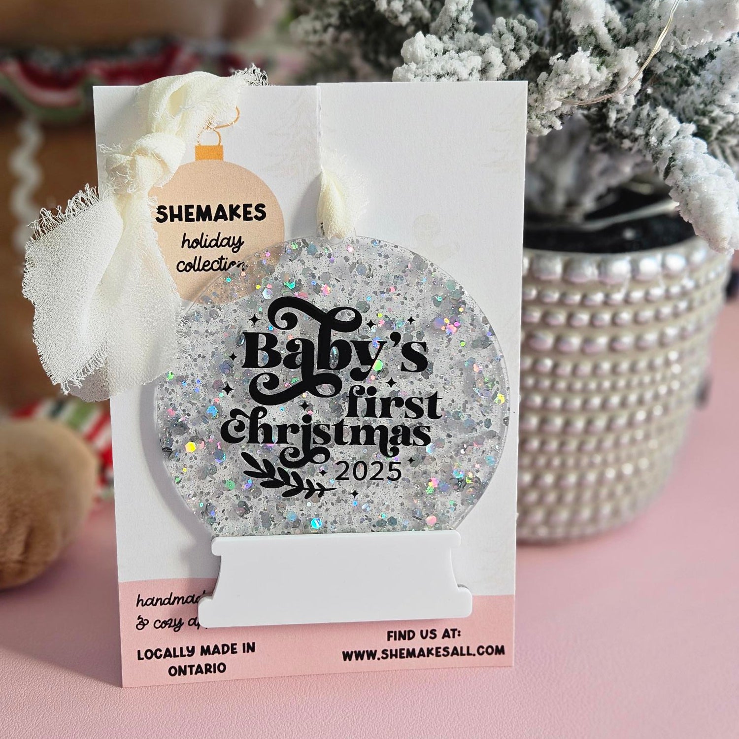 Baby's First Christmas - Snowglobe Ornament