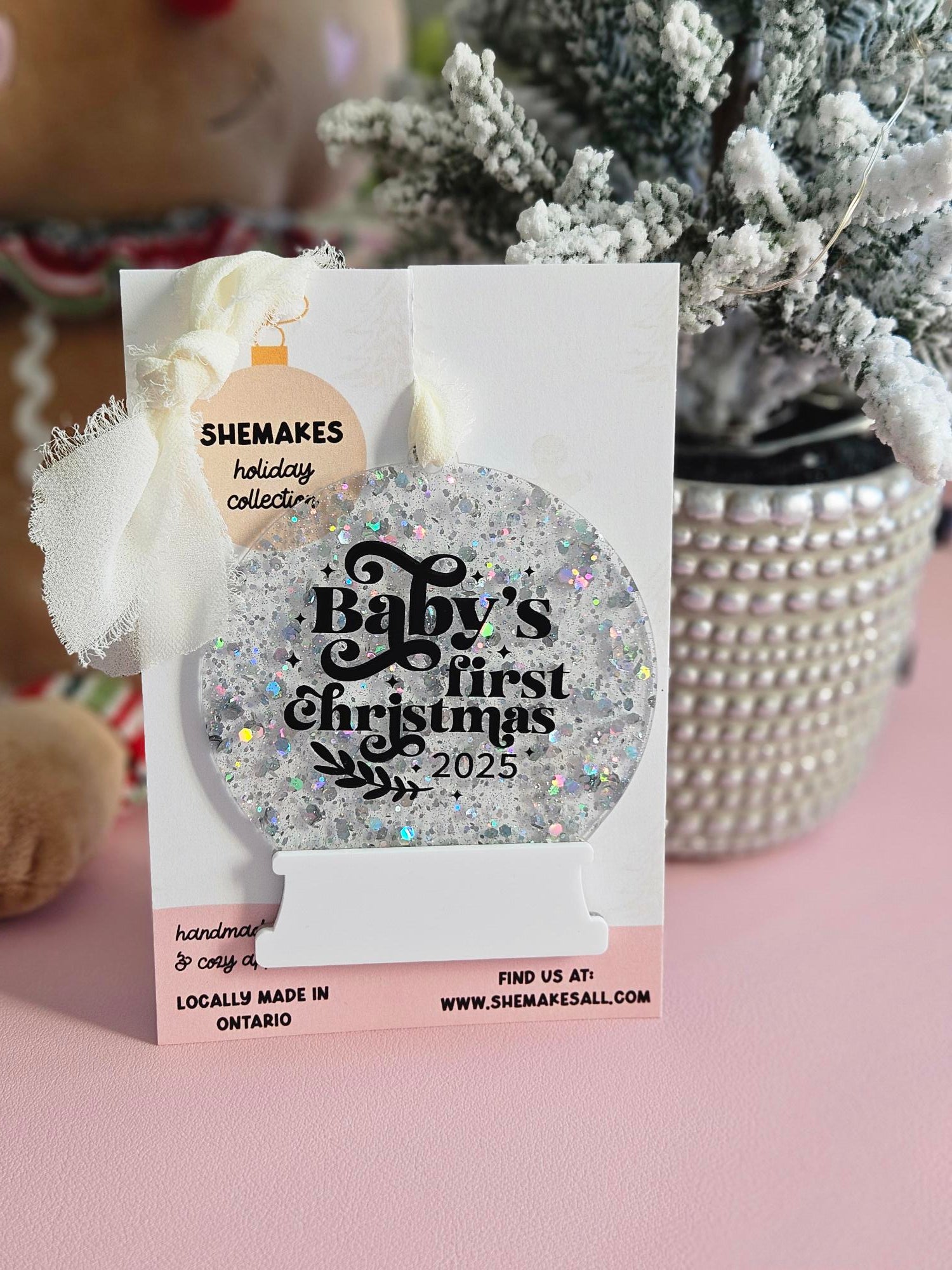 Baby's First Christmas - Snowglobe Ornament
