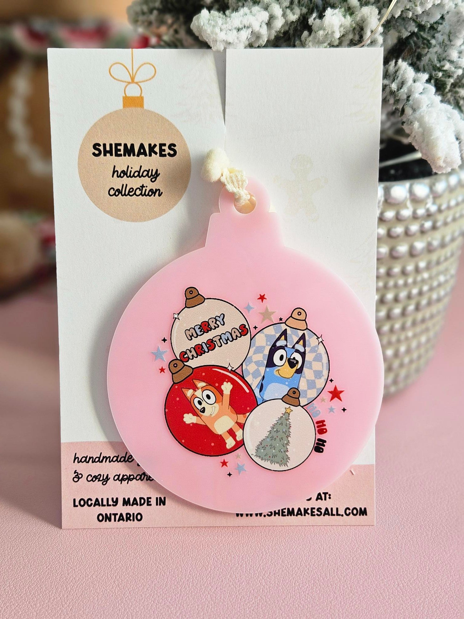 Blue Puppy - Ornament