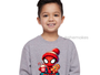 Christmas Red Spider - Youth Crewneck