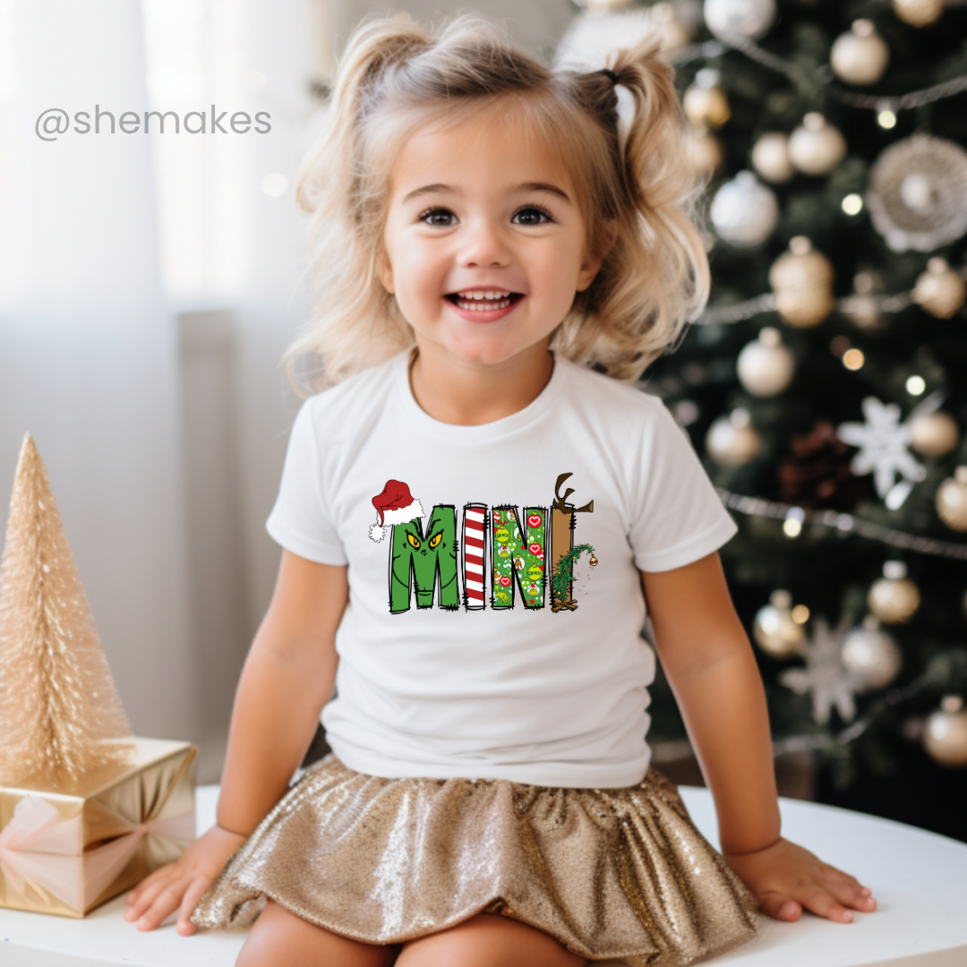 Green Christmas Mini - YOUTH T-Shirt