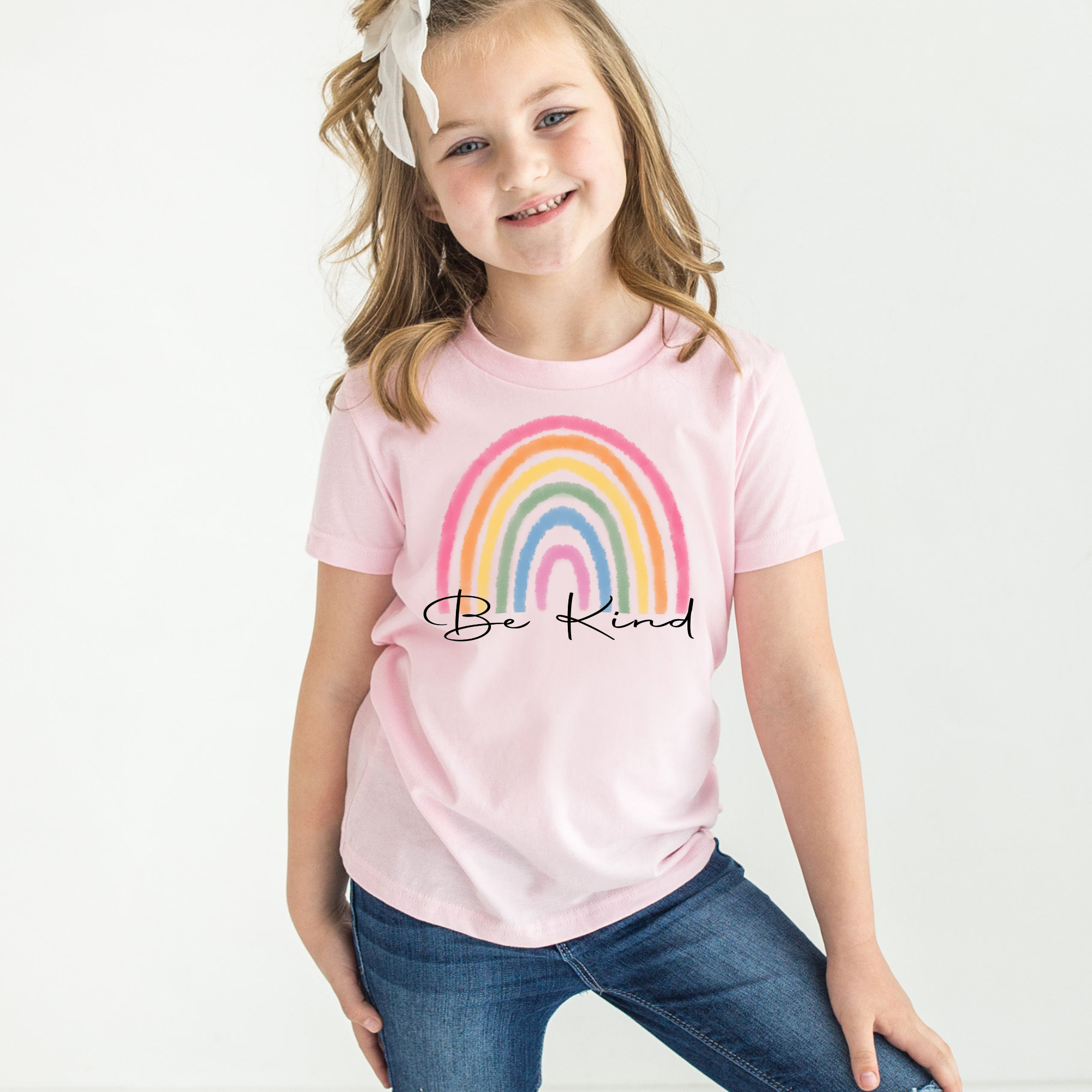 Be Kind Watercolour Rainbow - YOUTH T-Shirt