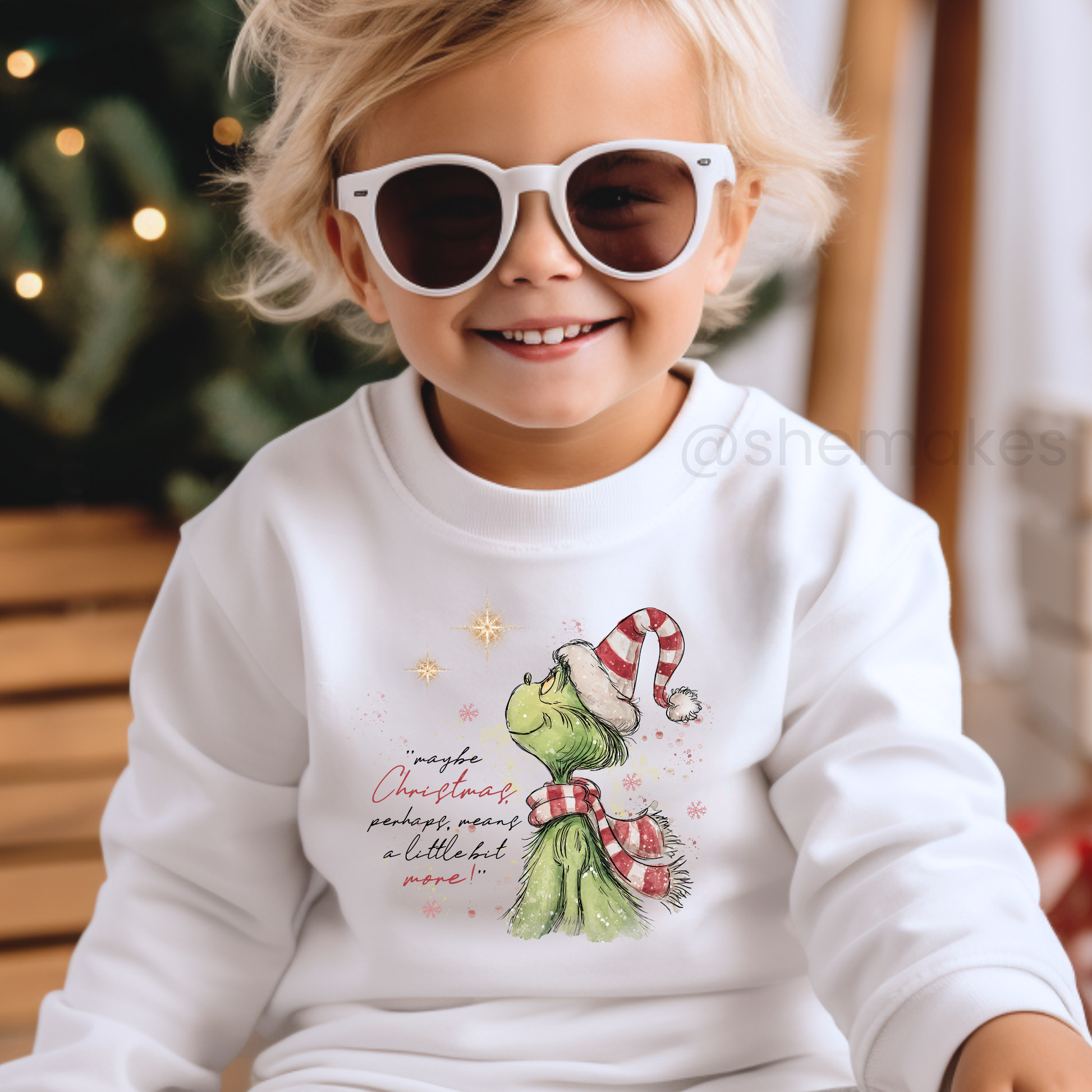 Christmas Means A Little More - Youth Crewneck
