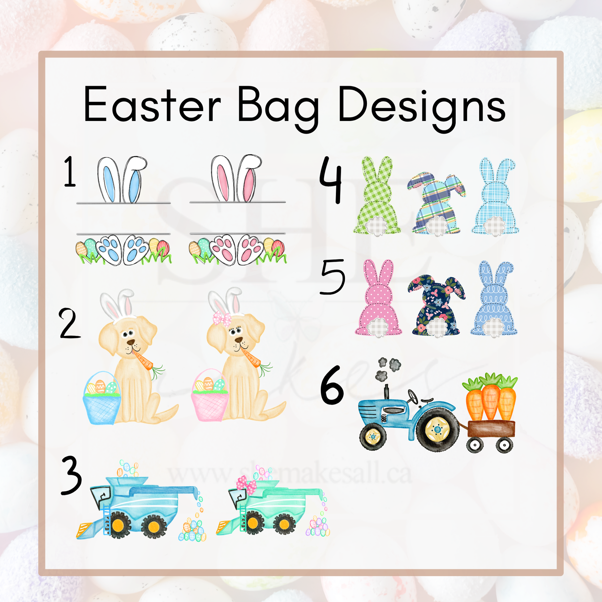 Bunny Ears Tote Bag