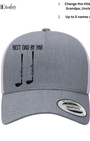 Best Dad By Par - Personalized - Adult Hat