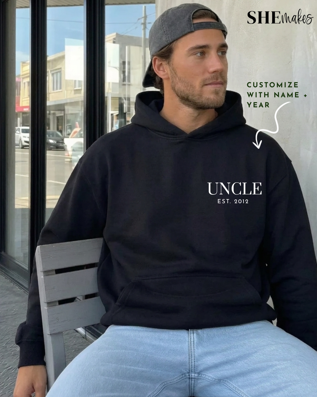 Custom Name + Year - Hoodie