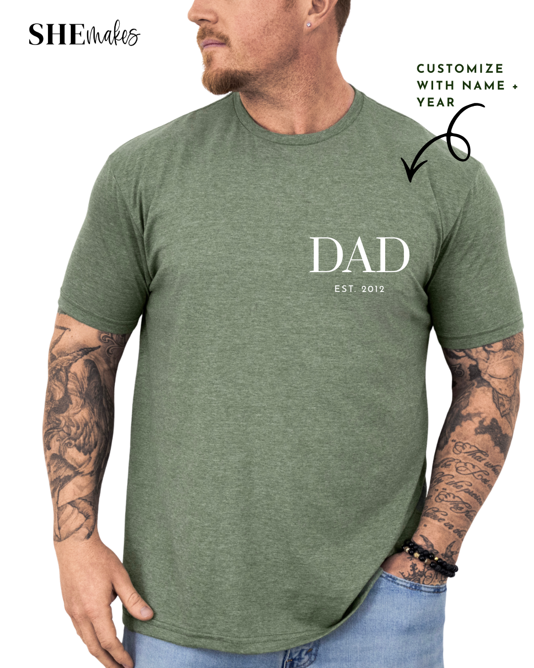 Custom Name + Year - Shirt