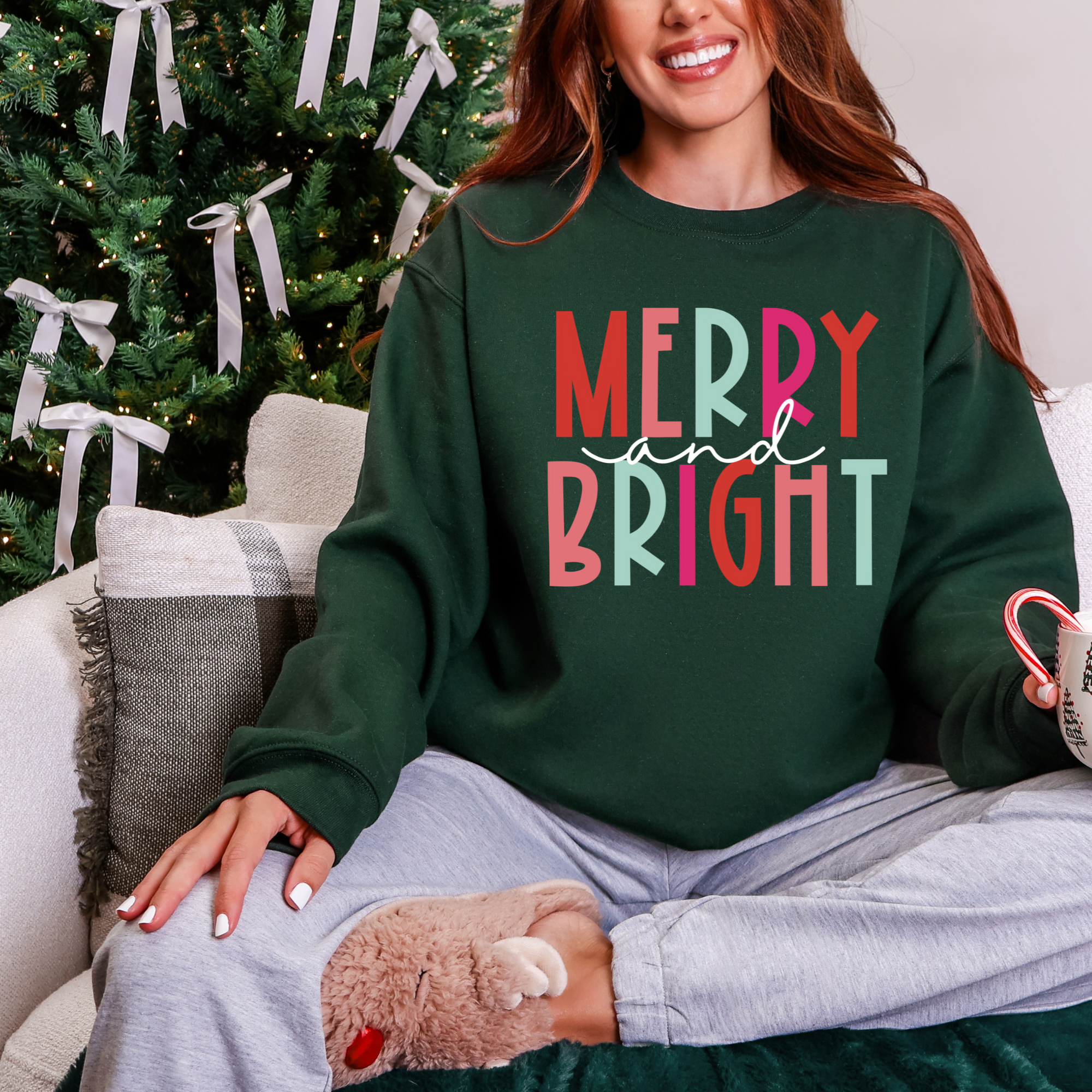 Merry and Bright - Adult Crewneck
