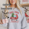 CUSTOM TOWN | Small Town Christmas - Adult Crewneck