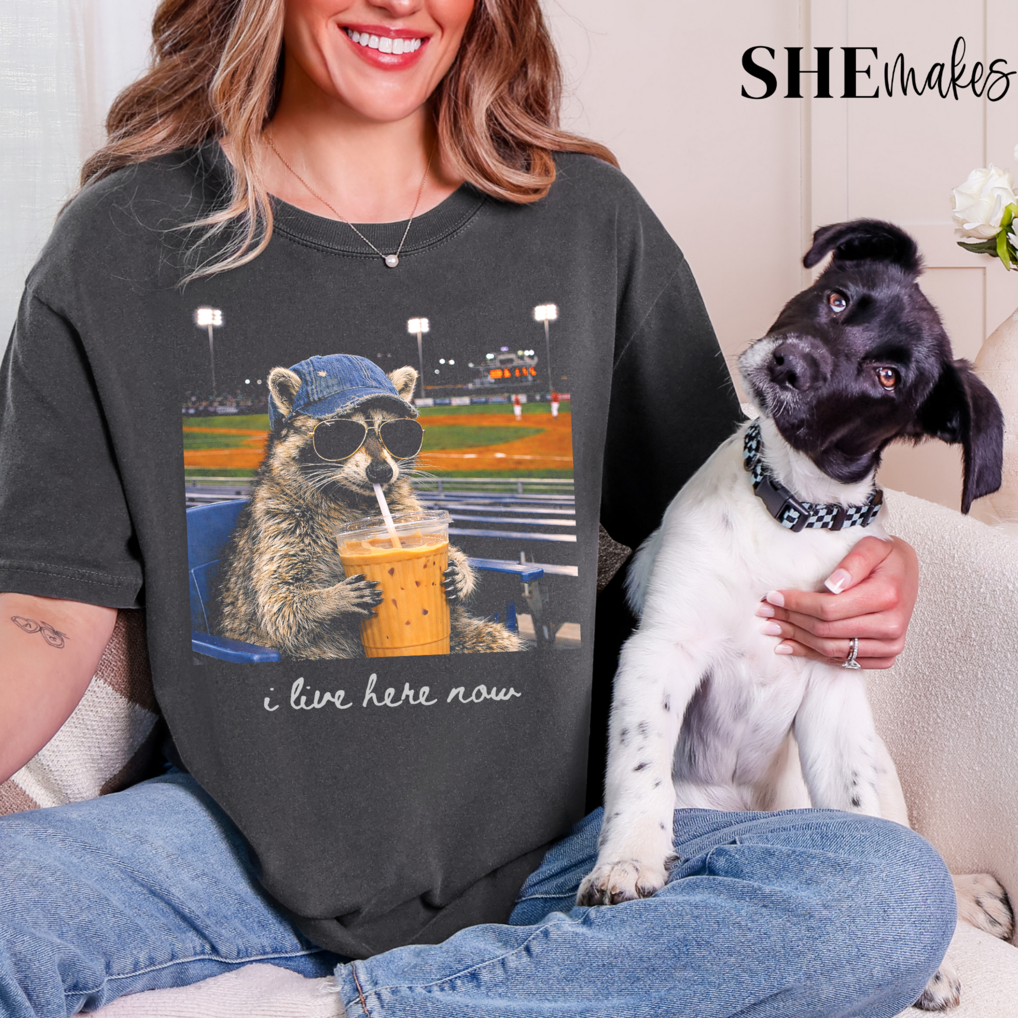 Live Here Now Baseball - Regular or Premium Tshirt