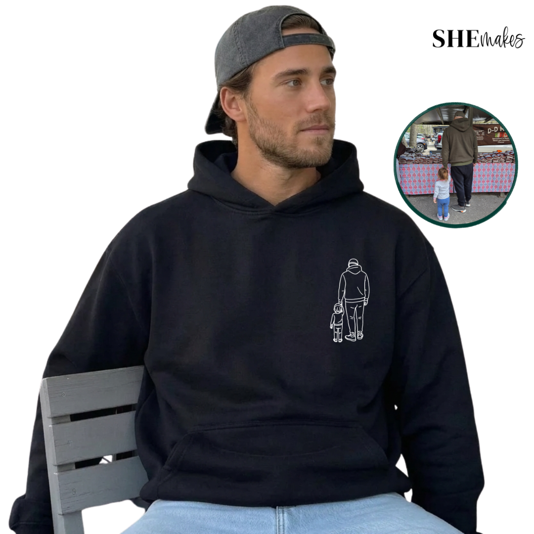 Custom Photo Portrait Hoodie