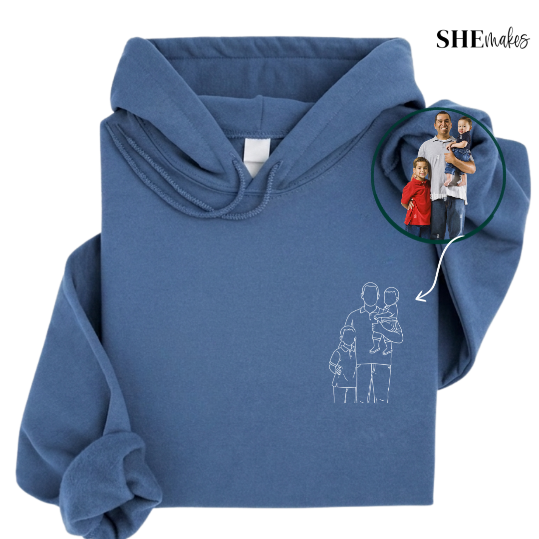 Custom Photo Portrait Hoodie