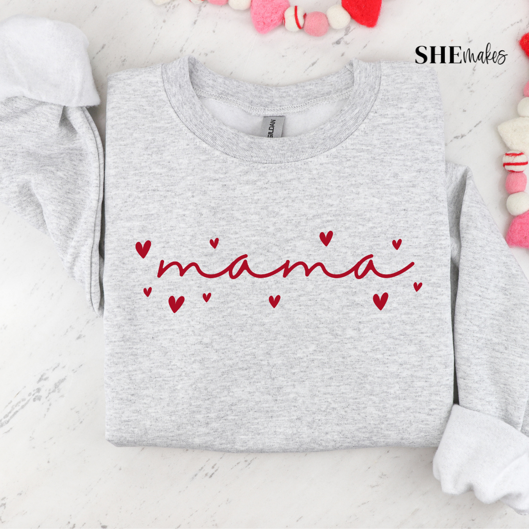 MAMA minimalist hearts - Tshirt or Sweater