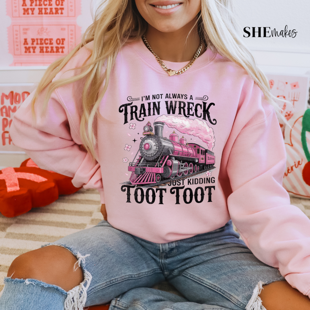Trainwreck- Tshirt or Sweater