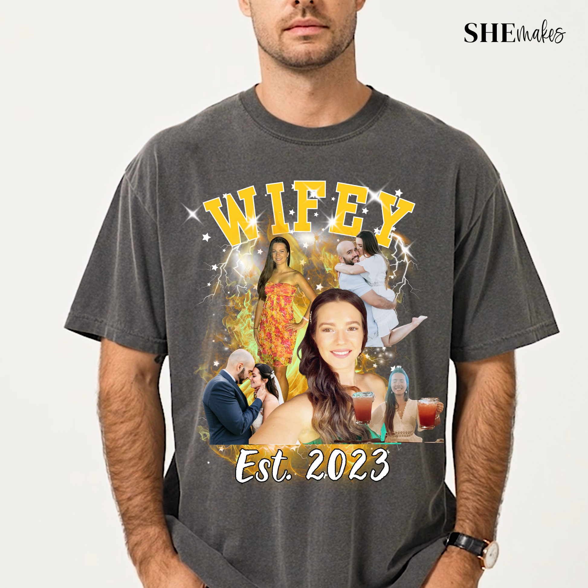 Custom Bootlegger Rep Adult Tshirt - Yellowish Background