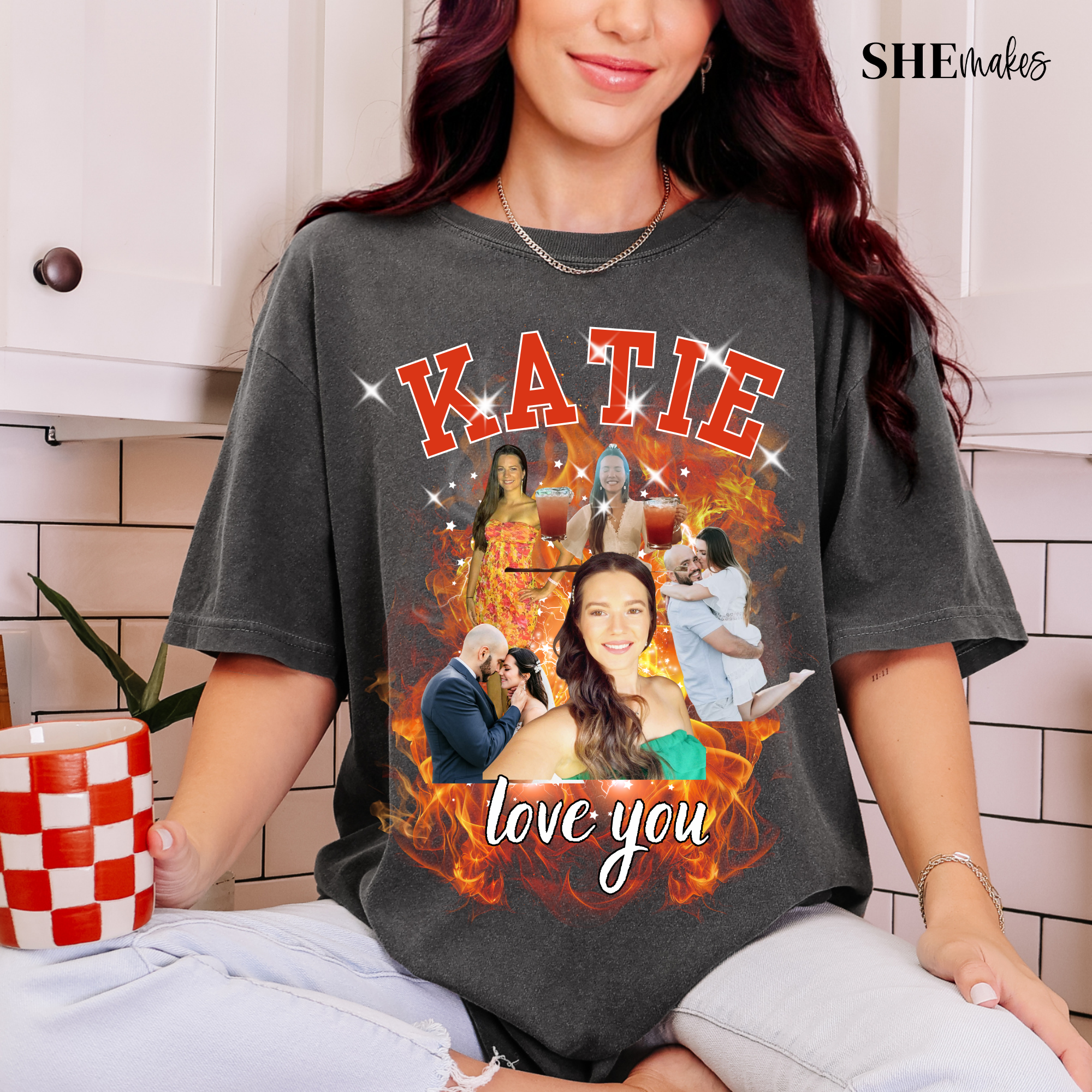 Custom Bootlegger Rep Adult Tshirt - Red Background