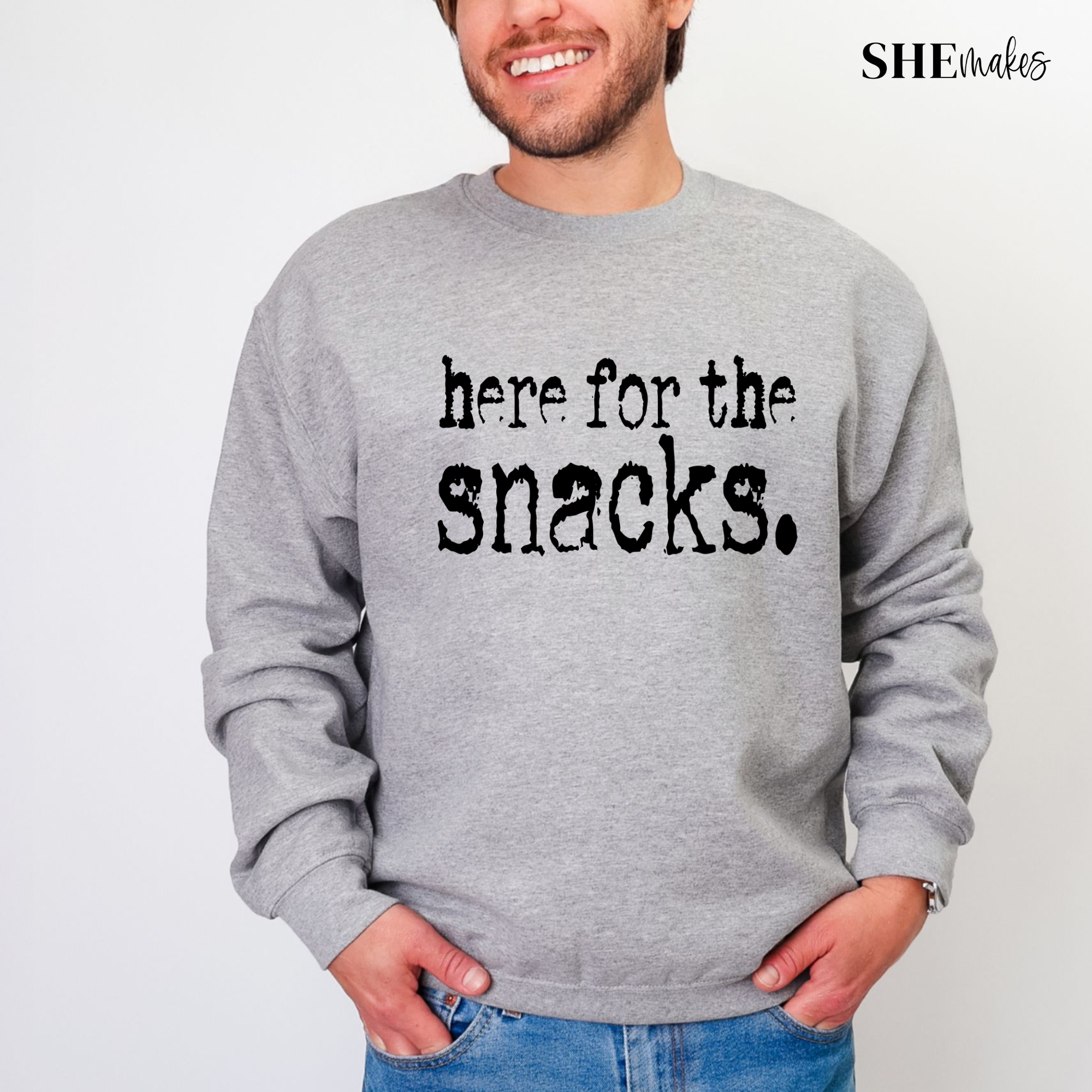 Here for the snacks - Tshirt or Sweater