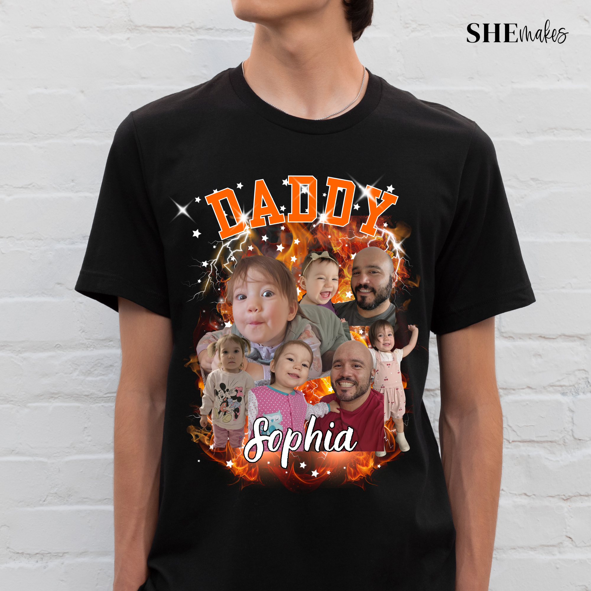 Custom Bootlegger Rep Adult Tshirt - Orange Background