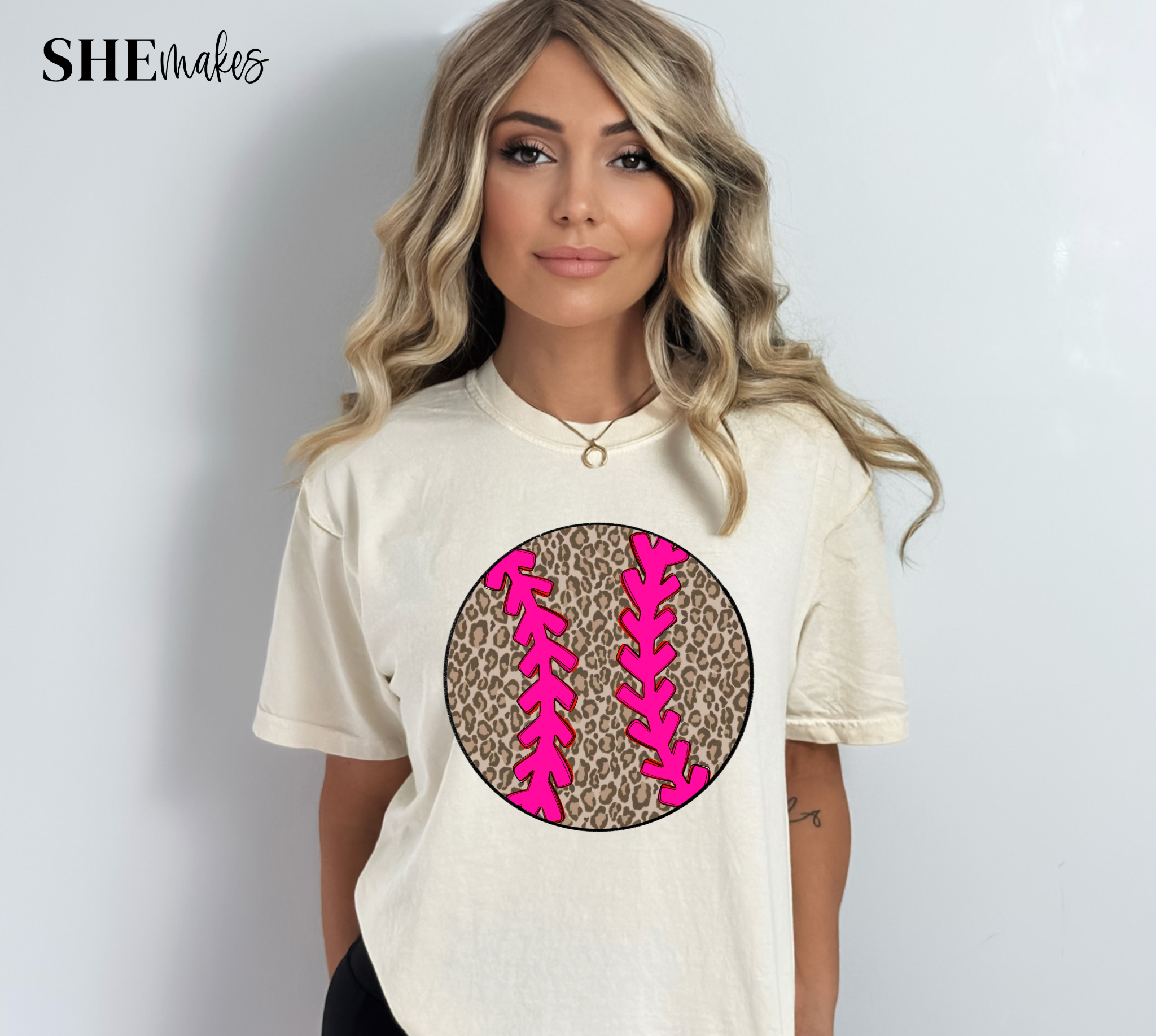 Leopard Baseball- Premium Adult Shirt