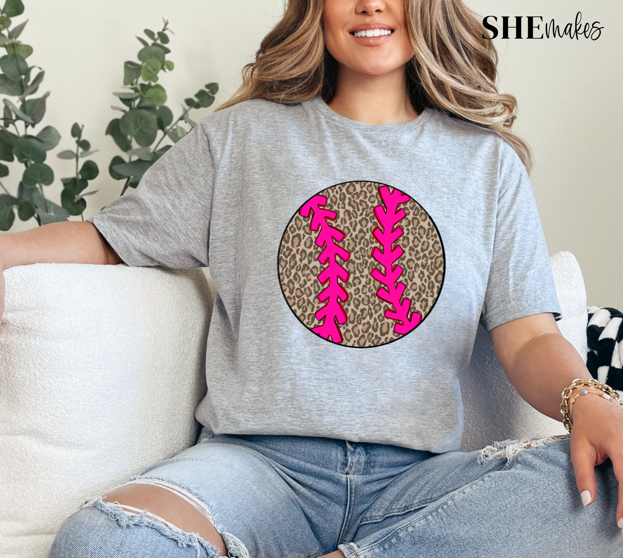 Baseball Print  - Regular Adult Shirt