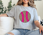 Baseball Print  - Regular Adult Shirt