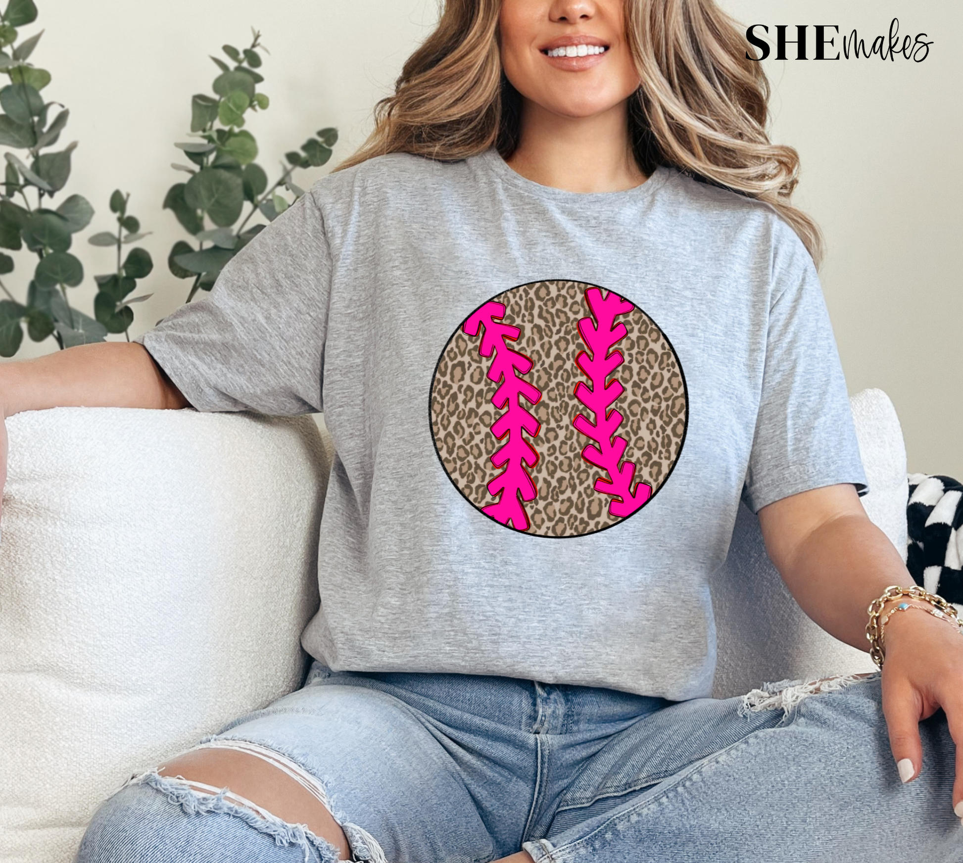 Baseball Print  - Regular Adult Shirt