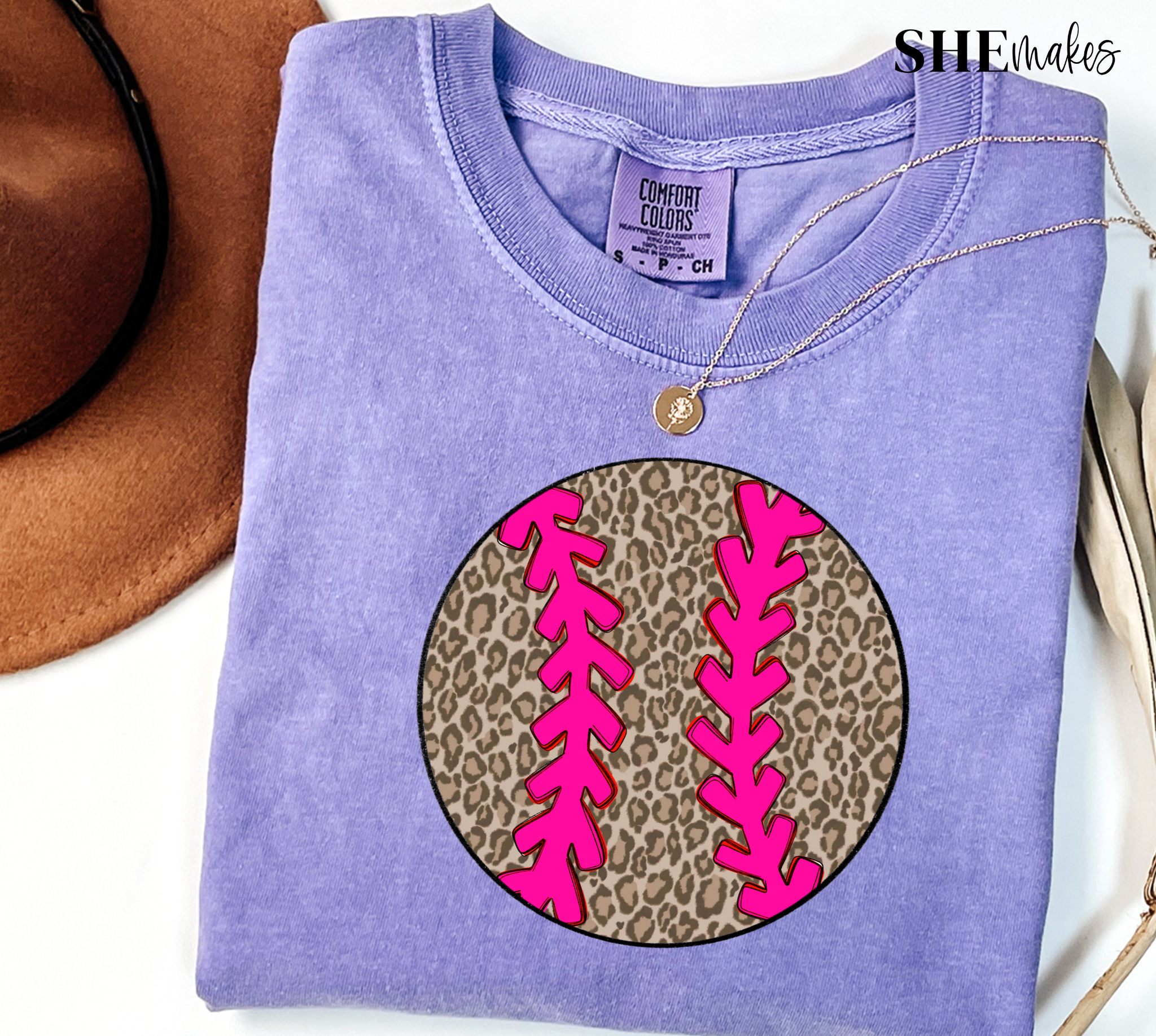 Leopard Baseball- Premium Adult Shirt