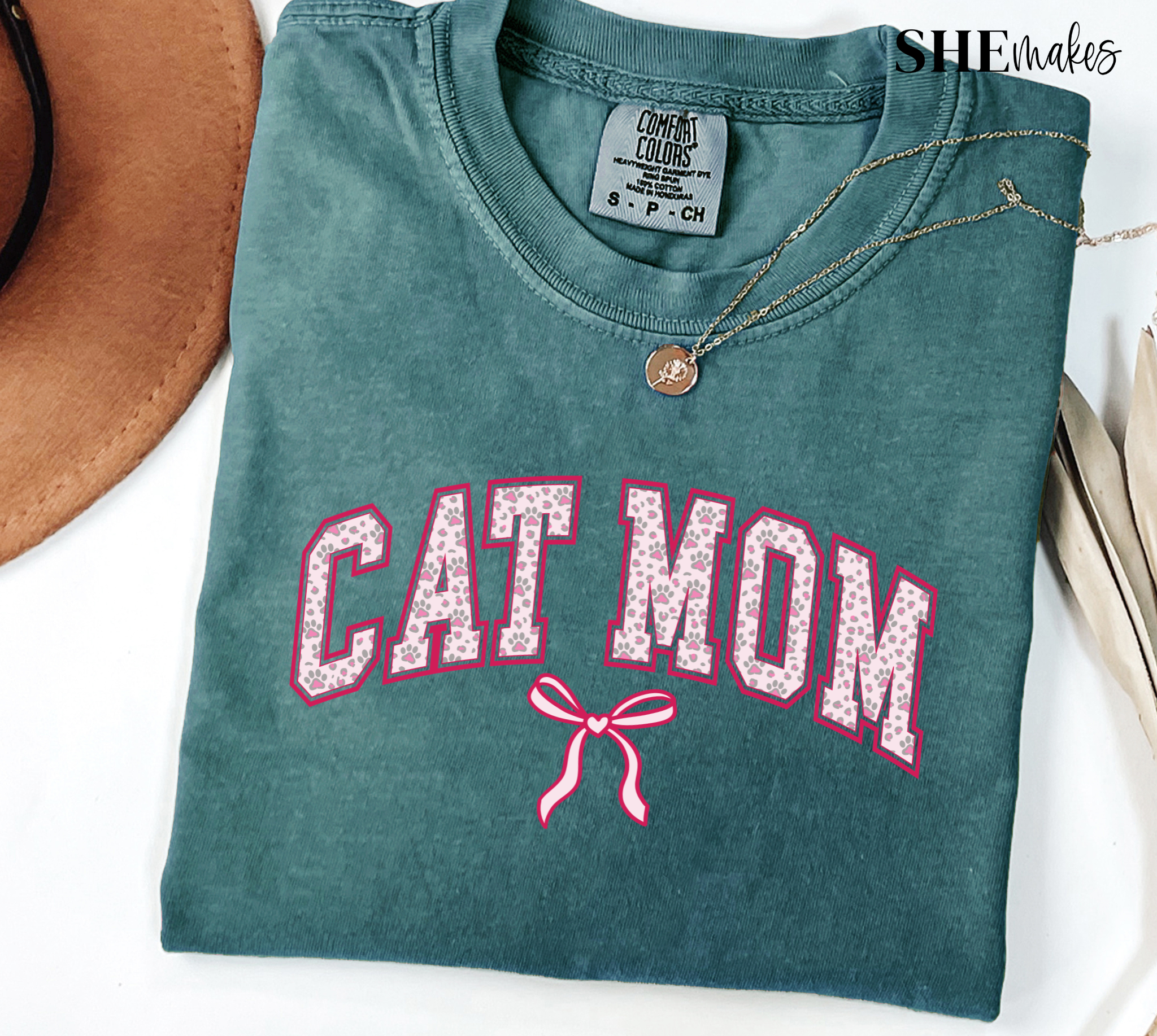 Cat Mama Bow - Premium Adult Shirt