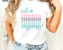 Cat Mama Stacked  - Regular Adult Shirt