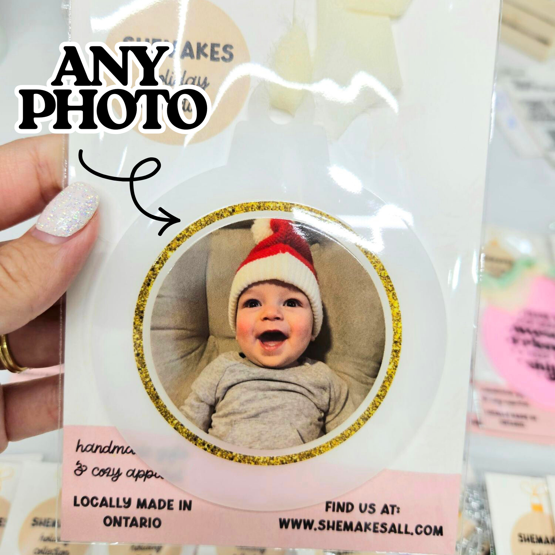 Custom Photo Ornament
