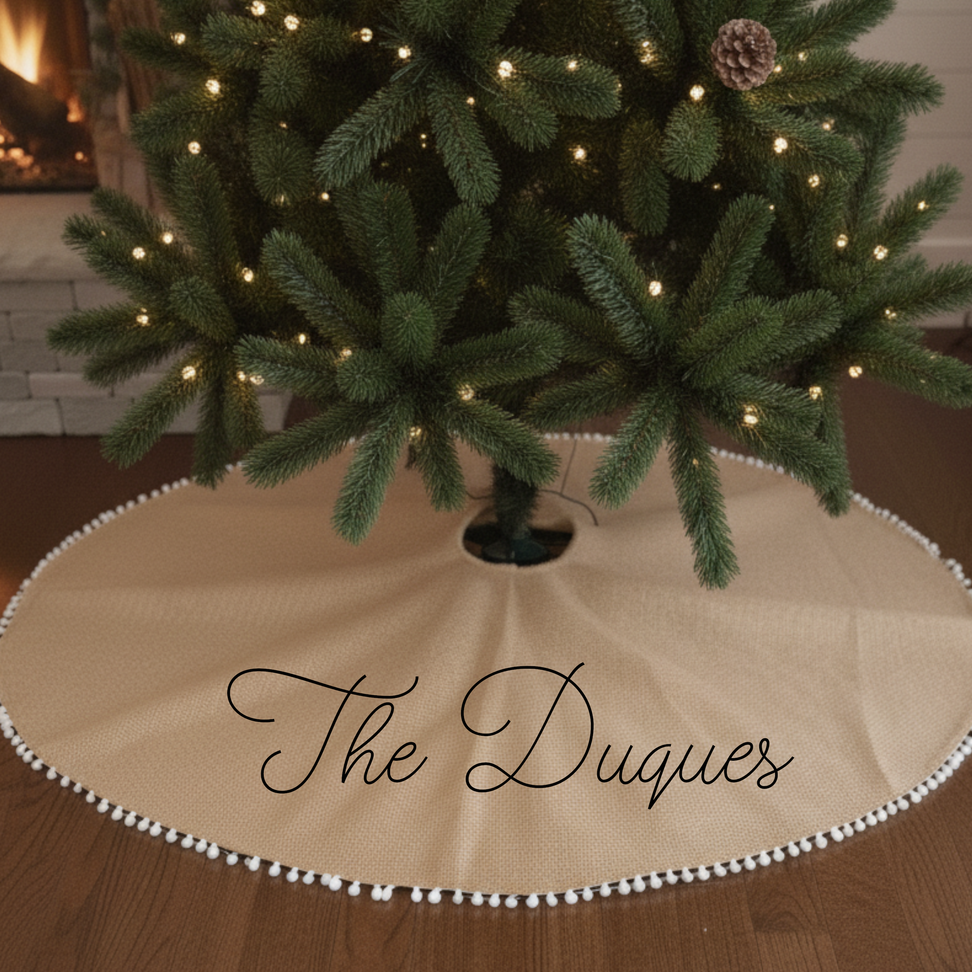 personalized tree skirt