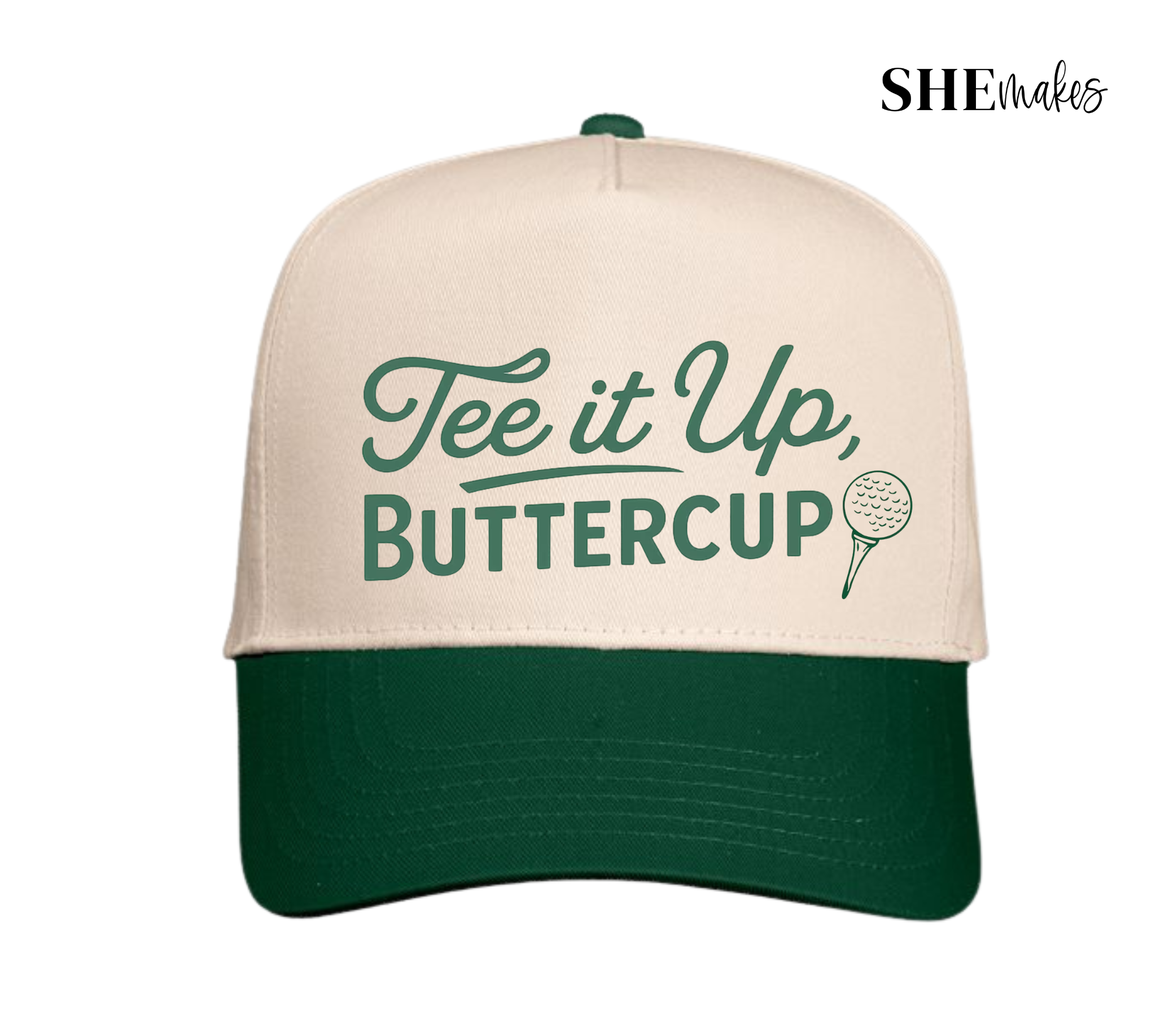 Tee it Up Buttercup - Vintage Hat