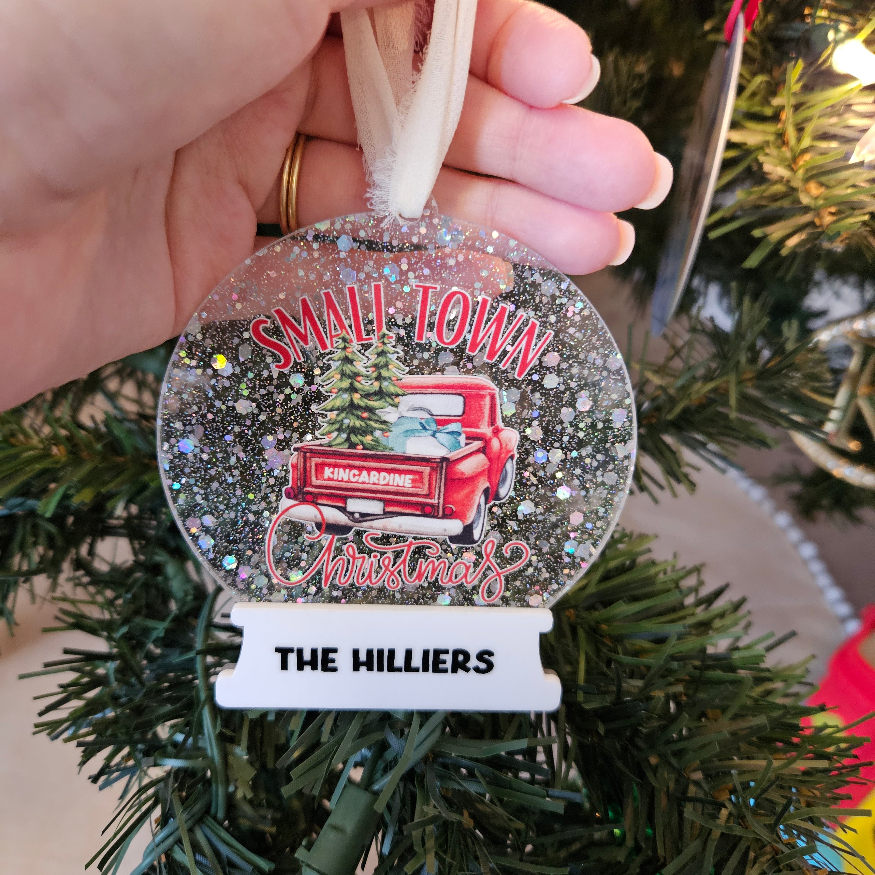 Kincardine Personalized Snow globe  Ornament