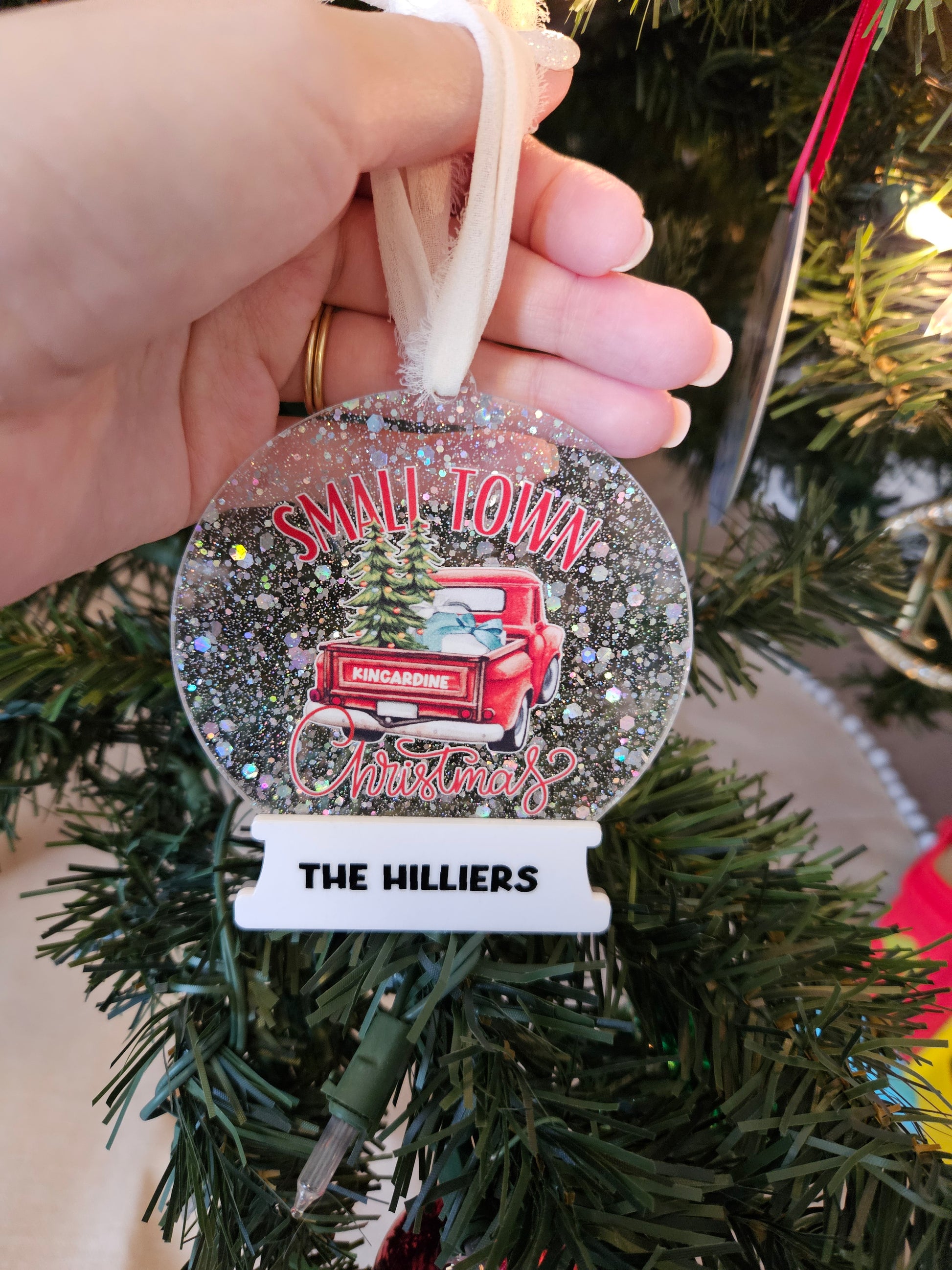 Kincardine Personalized Snow globe  Ornament