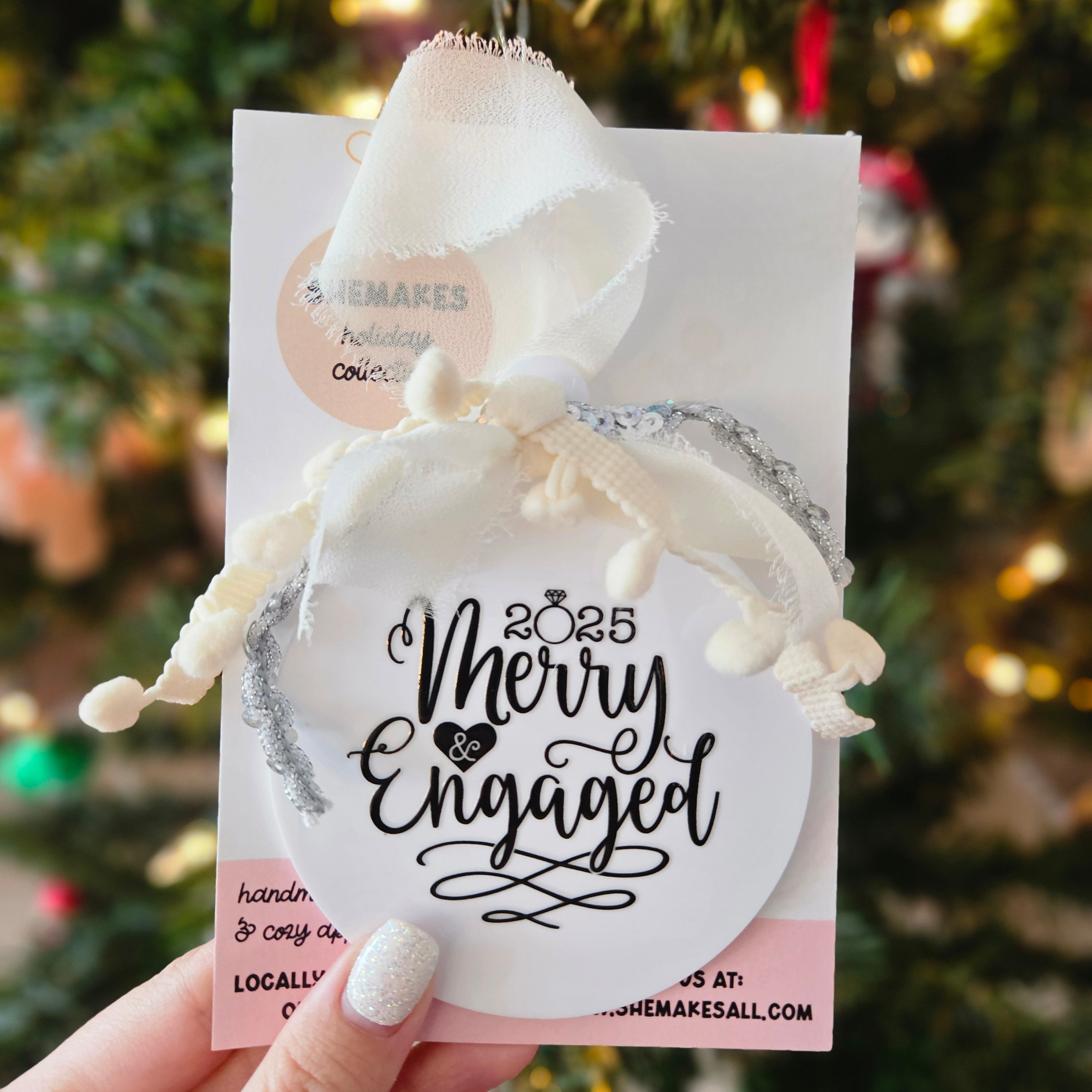 Merry & Engaged -  Ornament