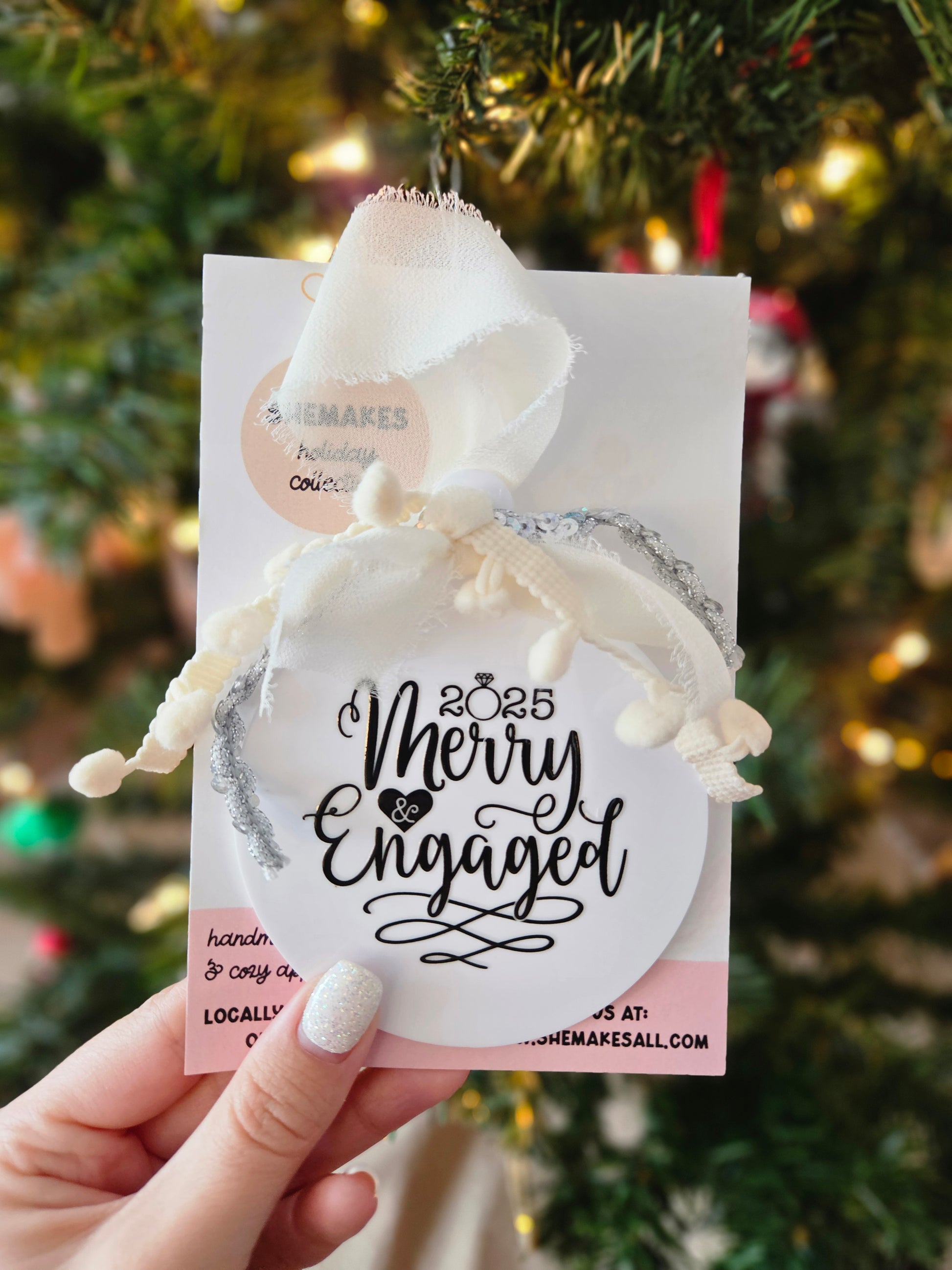 Merry & Engaged -  Ornament