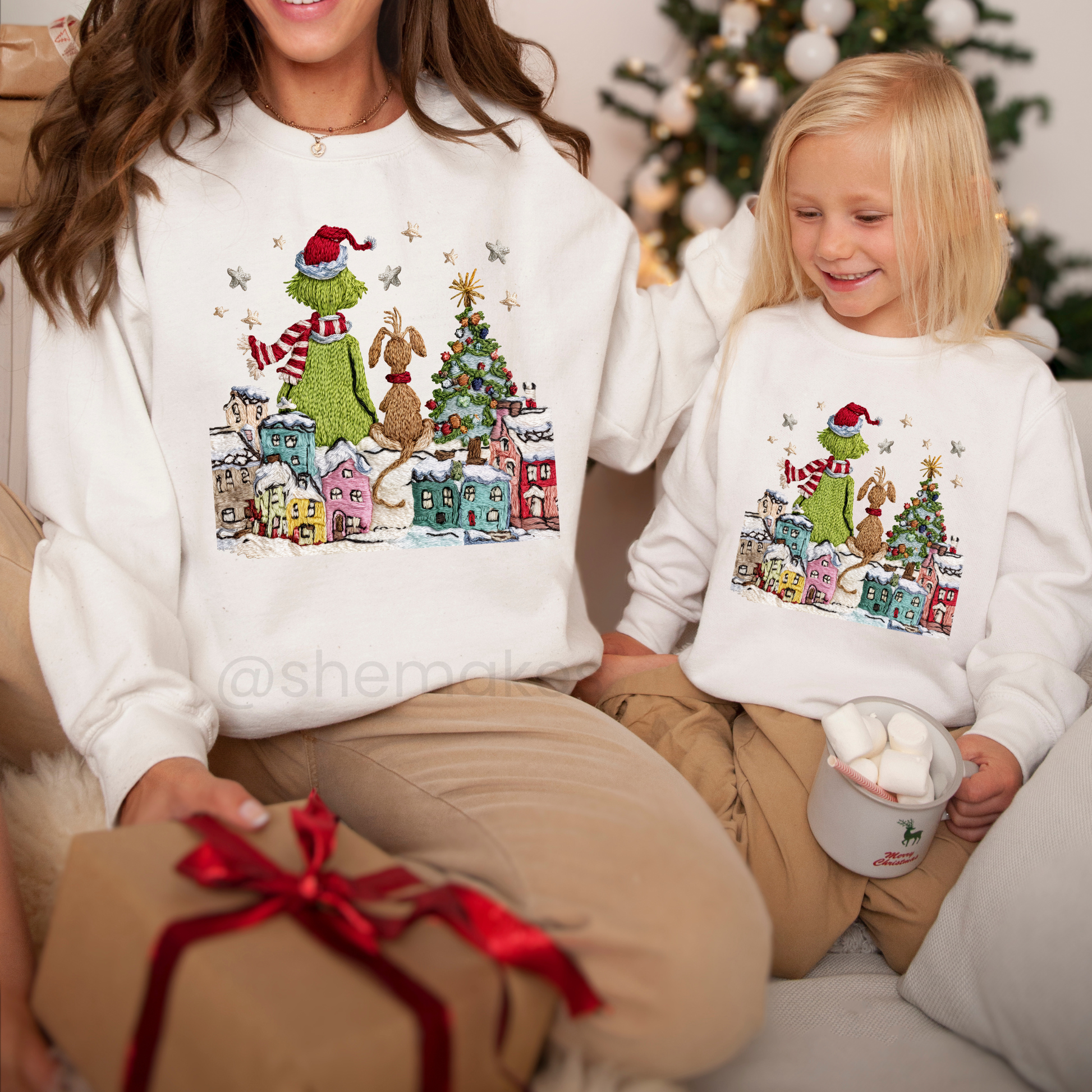 Yarn Look Village - Adult Crewneck