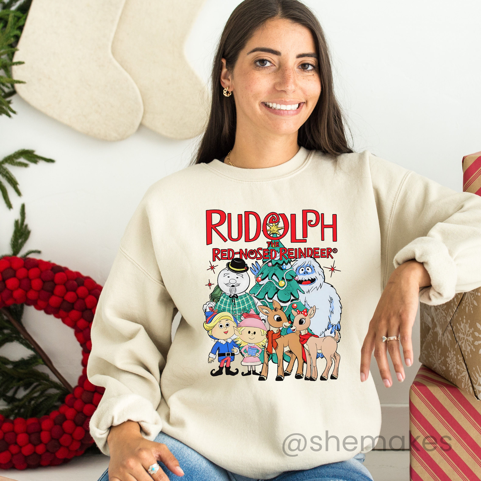 Nostalgic Reindeer - Adult Crewneck