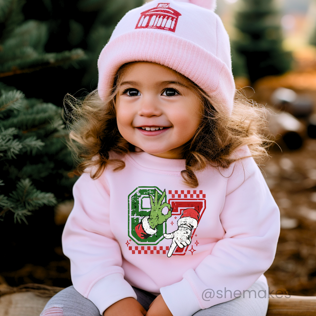 67 Holiday Hands  - Toddler Crewneck