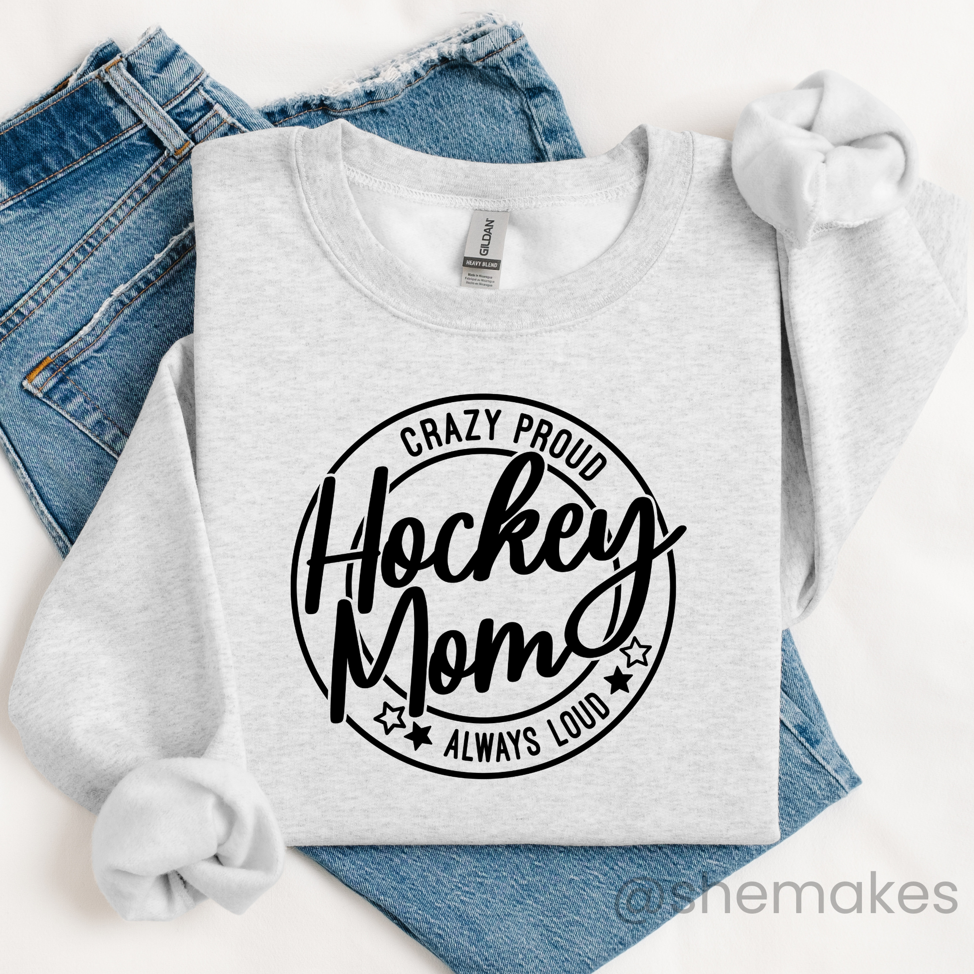 Hockey Mom - Adult Crewneck