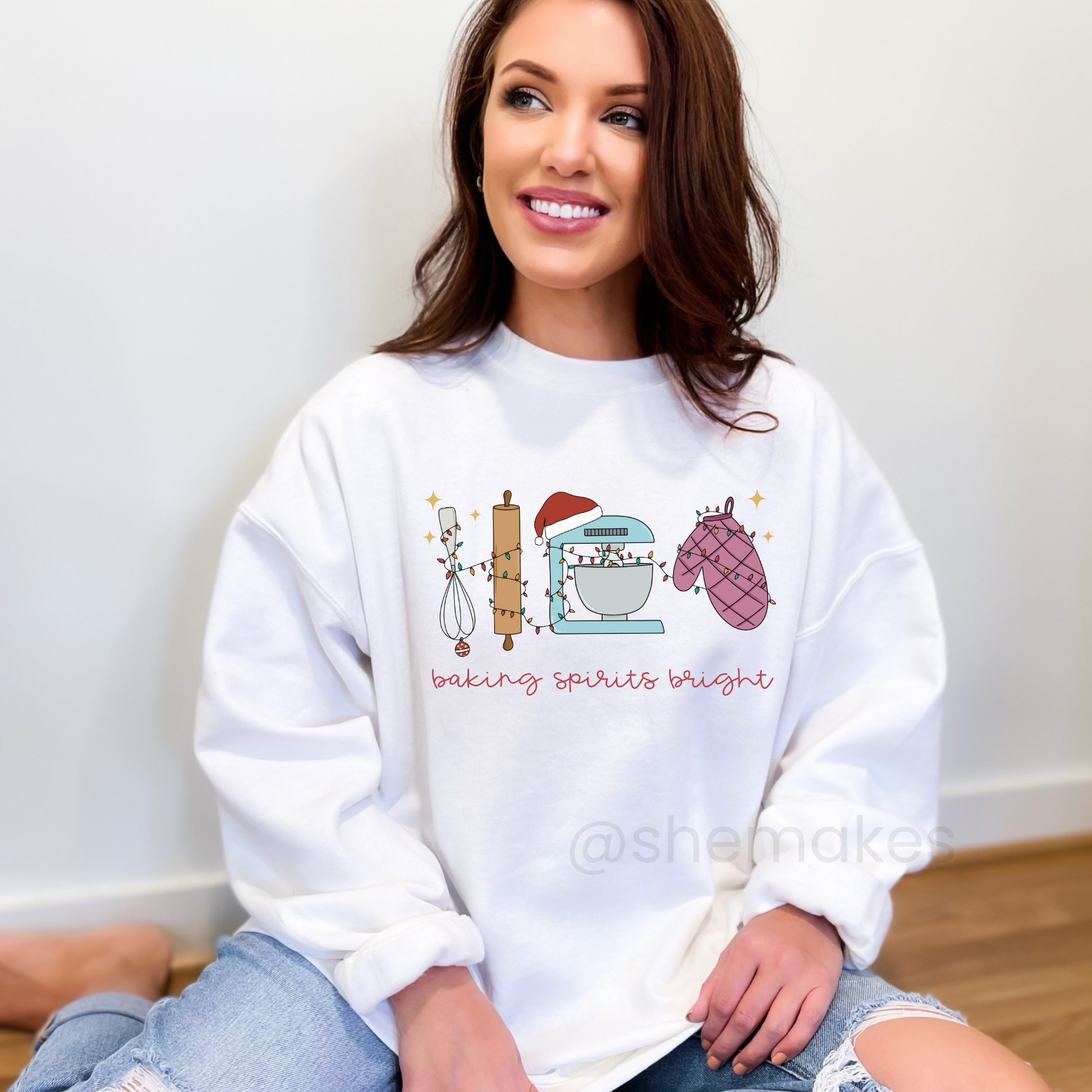 Baking Spirits Bright - Adult Crewneck