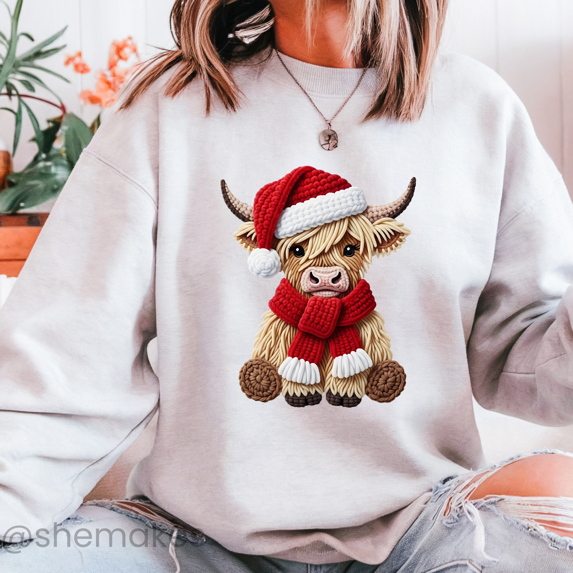 Trendy Cow - Adult Crewneck