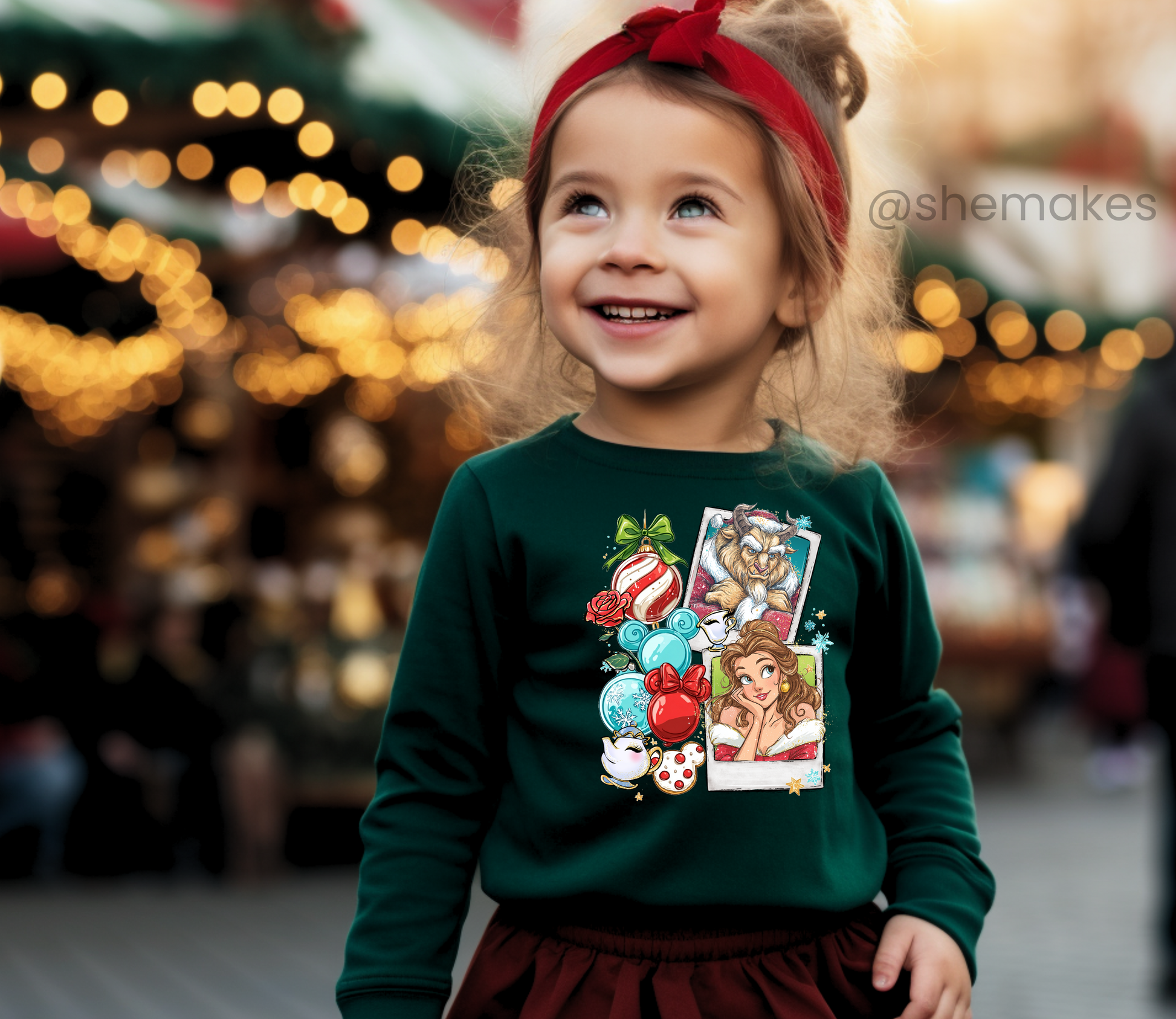 Christmas Bells Duo - Youth Crewneck