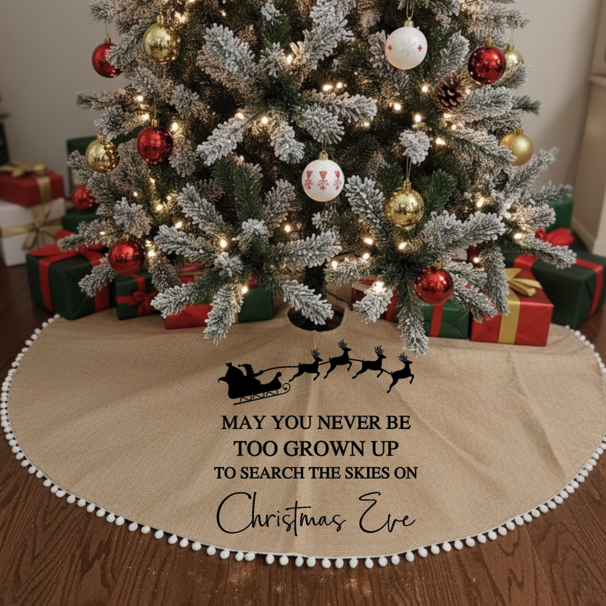 custom name tree skirt